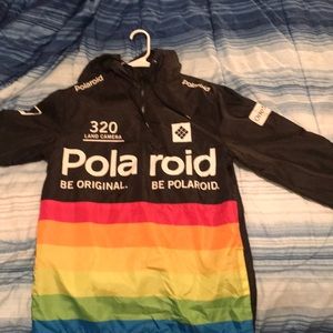 Polaroid half zip hoodie